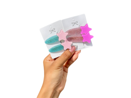SET DE PINZA CORAZON - ESTRELLA