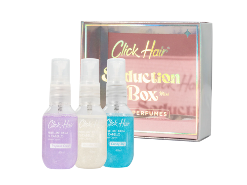KIT PERFUME CAPILAR DULCES X3 MINI CLICK HAIR