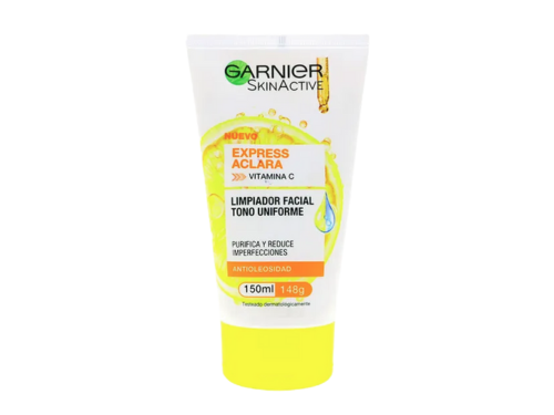LIMPIADOR FACIAL EXPRESS ACLARA  GARNIER