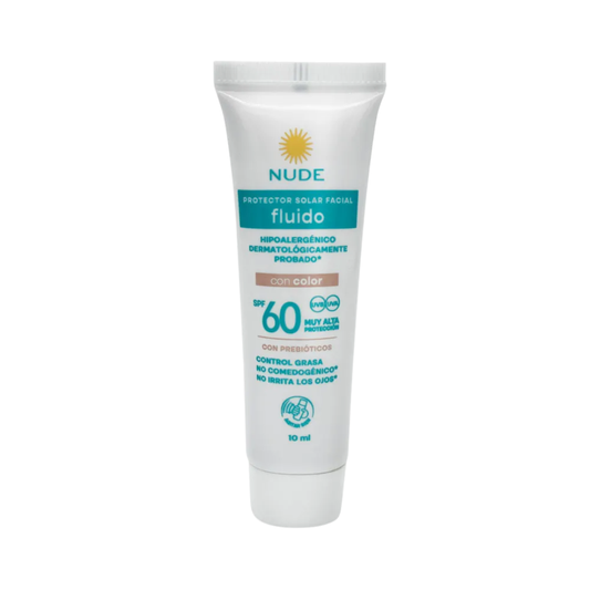 PROTECTOR SOLAR FLUIDO CON COLOR VIAJERO X10ML NUDE