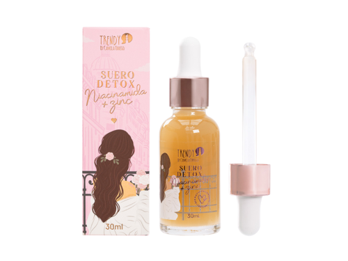 SUERO DETOX NIACINAMIDA + ZINC TRENDY