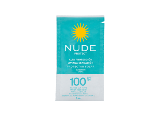 PROTECTOR SOLAR EN SACHET SIN COLOR 100 FPS NUDE