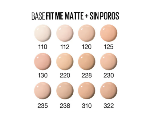 BASE FIT ME MATE & SIN POROS MAYBELLINE/220