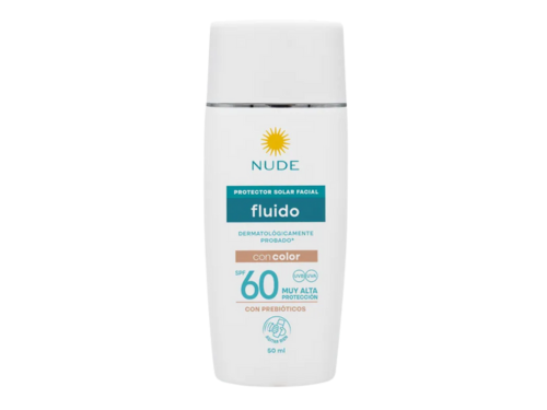 PROTECTOR SOLAR FLUIDO CON COLOR SPF 60 NUDE