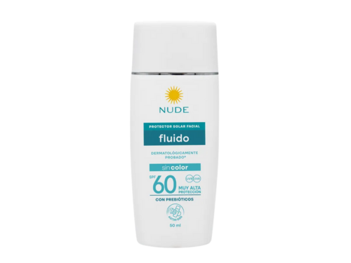 PROTECTOR SOLAR FLUIDO SIN COLOR SPF 60 NUDE