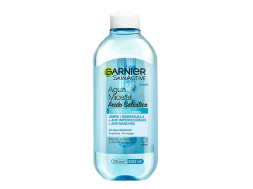 AGUA MICELAR ACIDO SALICILICO GARNIER
